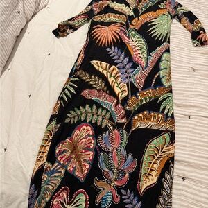 FARM Rio Vibrant Tropical Maxi Dress